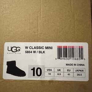Brand new black classic mini Ugg boots